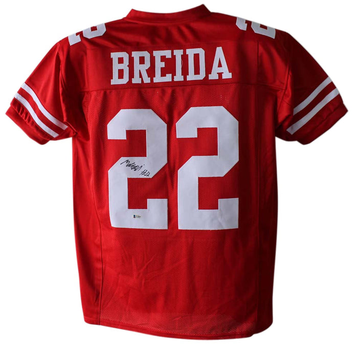 Matt Breida Signed San Francisco 49ers Red XL Jersey – Beckett Authenticated-Powers Sports Memorabilia