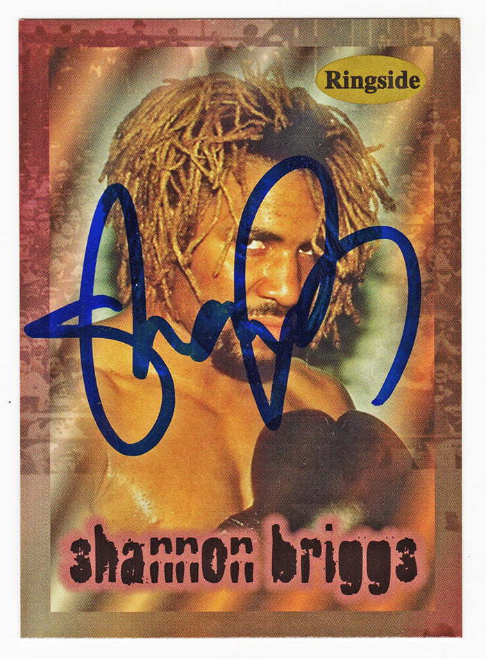 Shannon Briggs Autographed 1991 Ringside Rookie Boxing Trading Card #R2-Powers Sports Memorabilia
