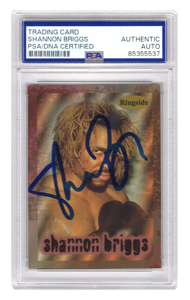 Shannon Briggs Autographed 1991 Ringside Boxing Trading Card #R2 - (PSA Encapsulated)-Powers Sports Memorabilia