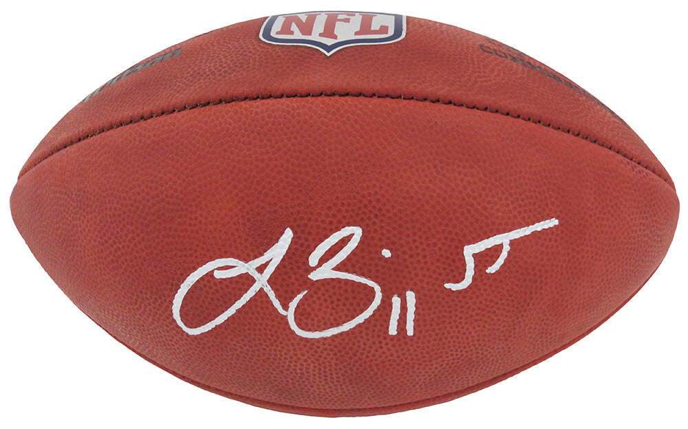 Lance Briggs Autographed Wilson Duke Official NFL Game Football-Powers Sports Memorabilia