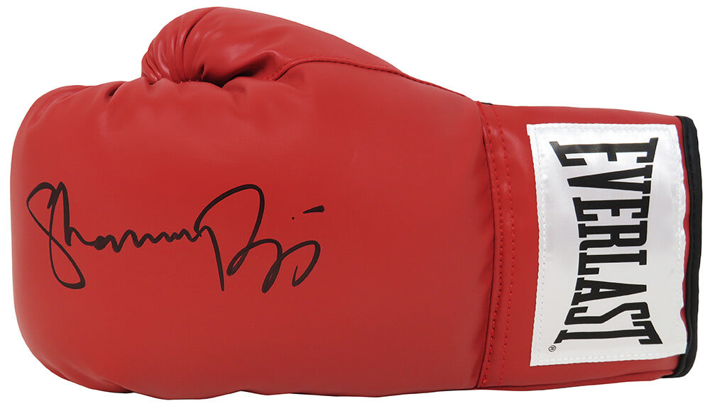 Shannon Briggs Autographed Red Everlast Boxing Glove