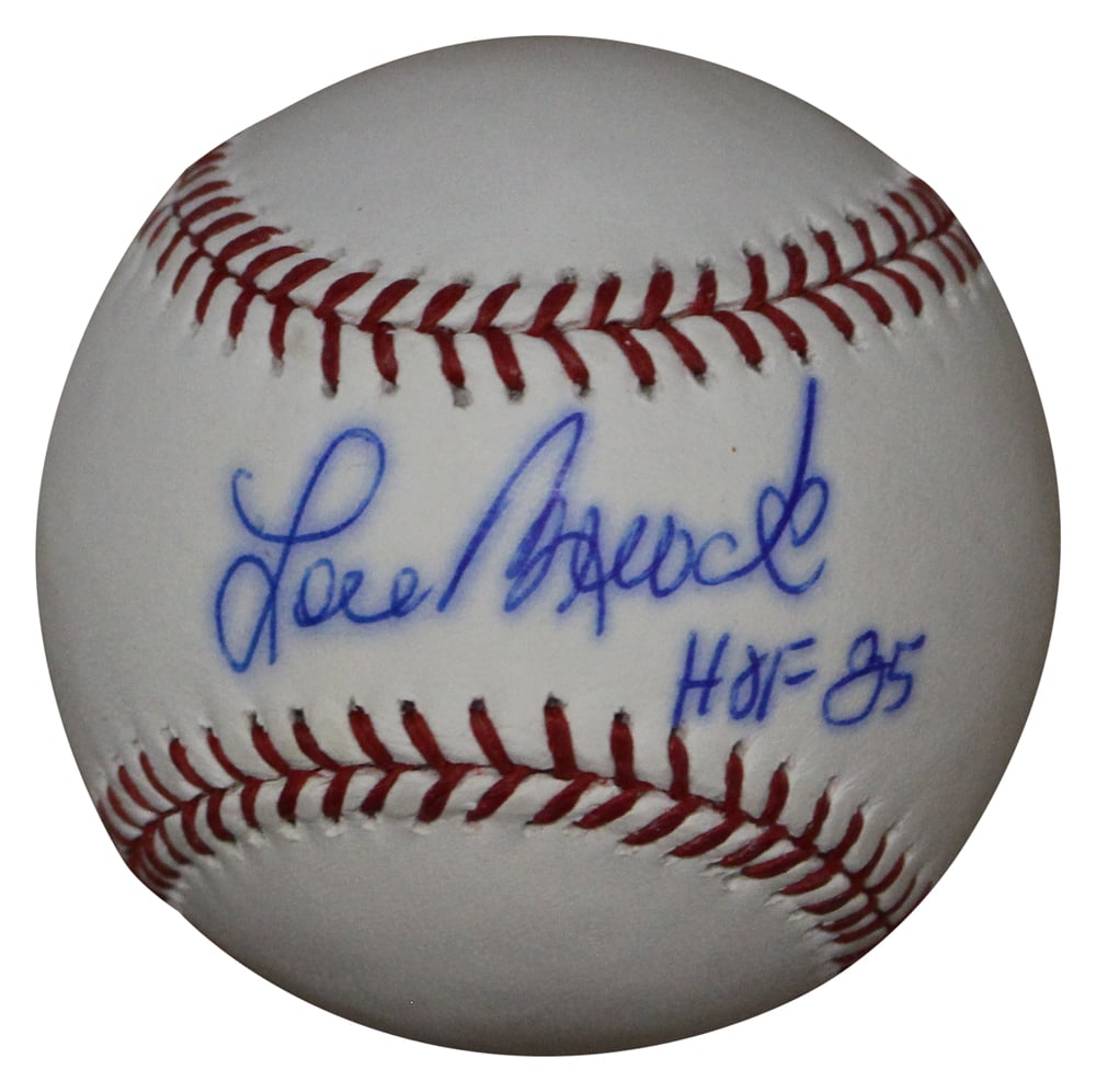 Lou Brock St Louis Cardinals Signed OML Baseball As Is – JSA Authenticated-Powers Sports Memorabilia