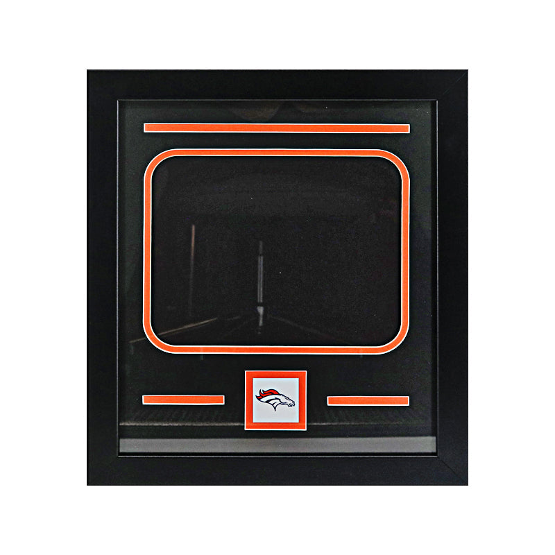 Denver Broncos Deluxe Empty Frame Shell for 8"x10" Horizontal Photo-Powers Sports Memorabilia