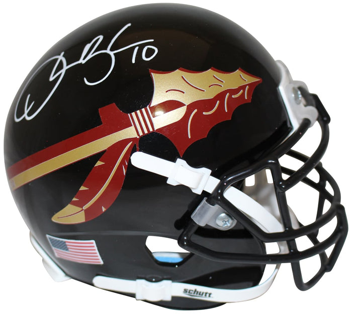 Derrick Brooks Signed Florida State Seminoles Black Schutt Mini Helmet – Beckett Authenticated-Powers Sports Memorabilia