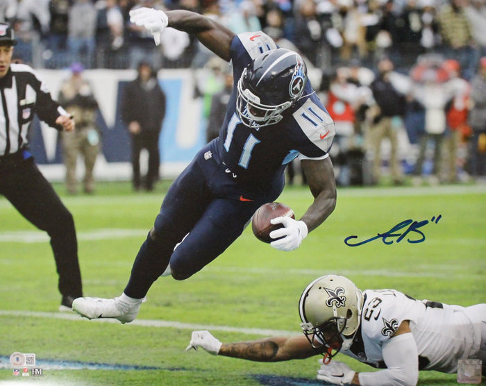 AJ Brown Signed Tennessee Titans 16x20 Photo Beckett – Beckett Authenticated-Powers Sports Memorabilia