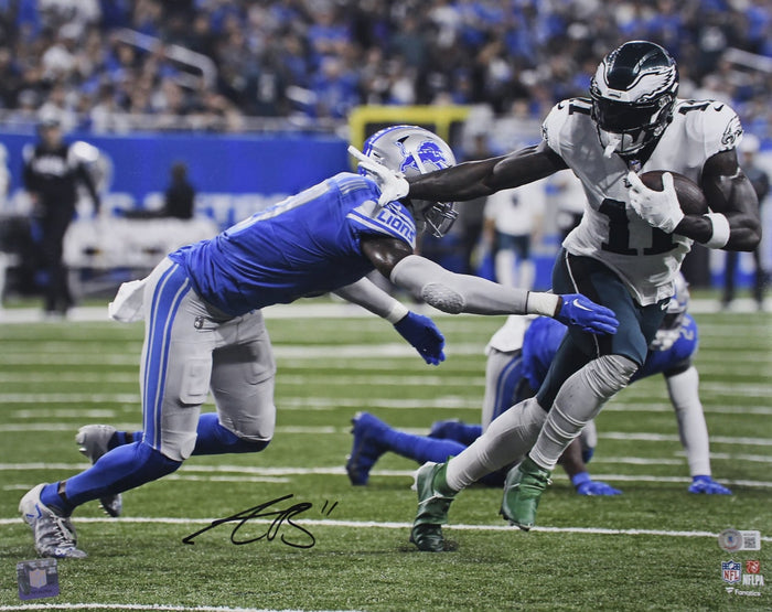AJ Brown Signed Philadelphia Eagles 16x20 Photo – Beckett Authenticated-Powers Sports Memorabilia