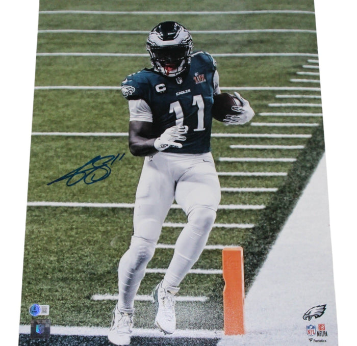 AJ Brown Signed Philadelphia Eagles 16x20 Photo – Super Bowl LIX – Beckett Witness Authenticated-Powers Sports Memorabilia