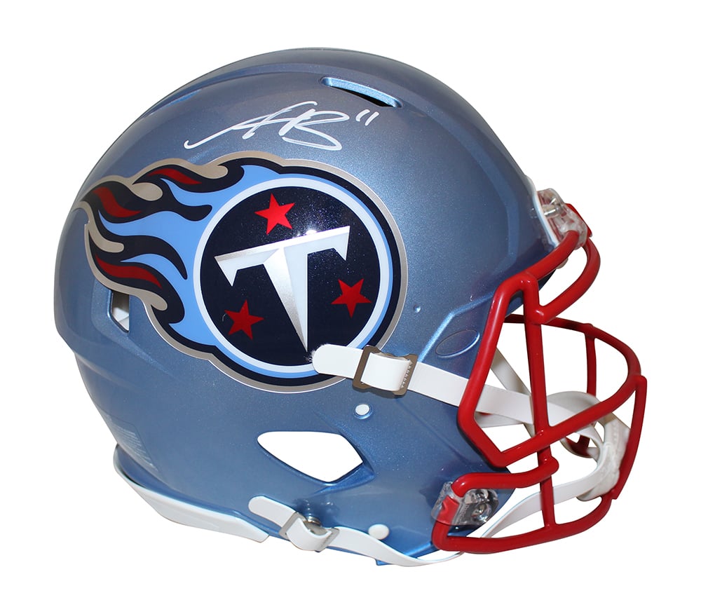 AJ Brown Signed Tennessee Titans Authentic Flash Speed Helmet – Beckett Authenticated-Powers Sports Memorabilia