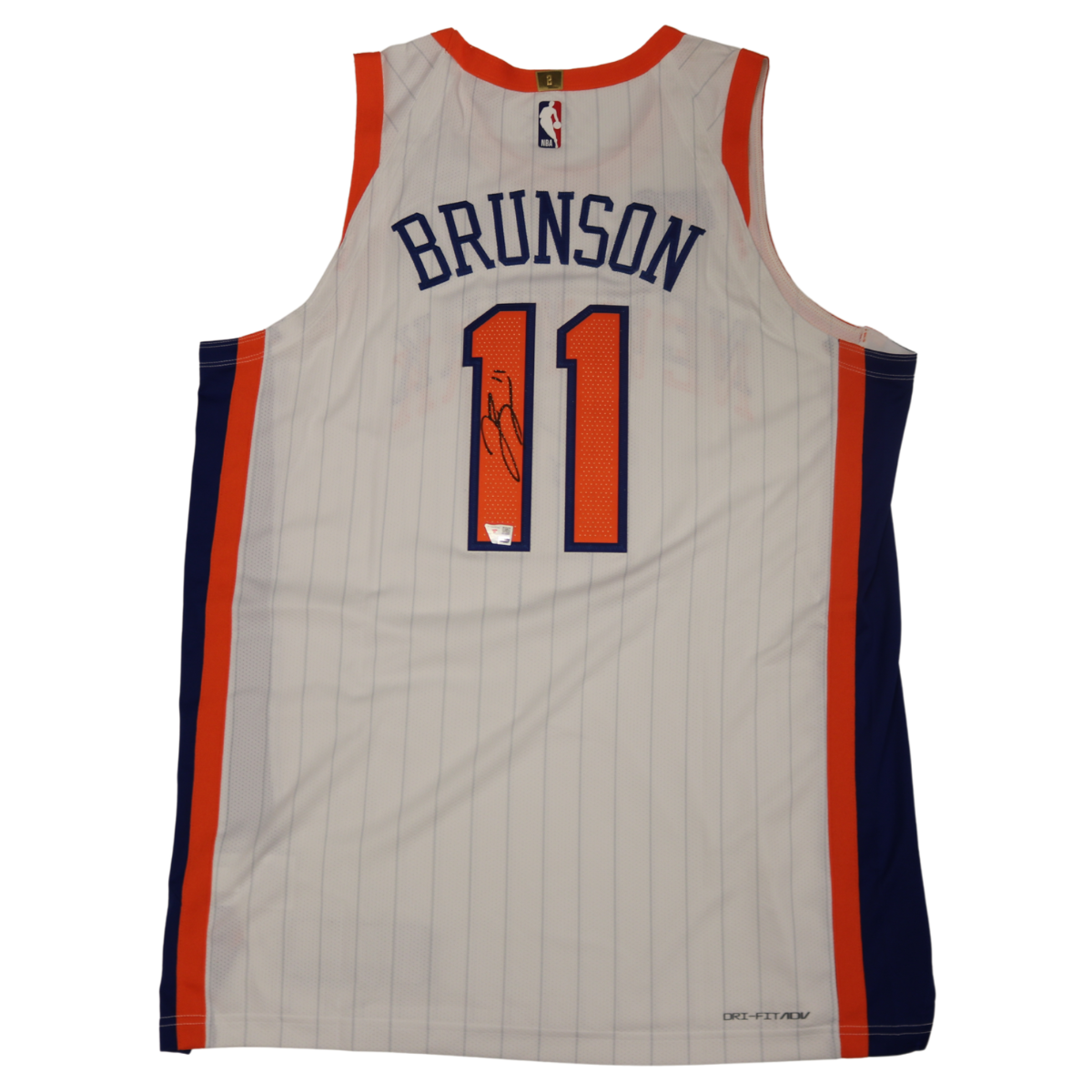 Jalen Brunson New York Knicks Signed City Edition Jersey (Fanatics COA)-Powers Sports Memorabilia