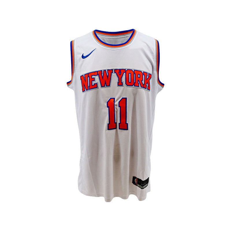 Jalen Brunson New York Knicks Pro Style White Jersey (52/XL)-Powers Sports Memorabilia