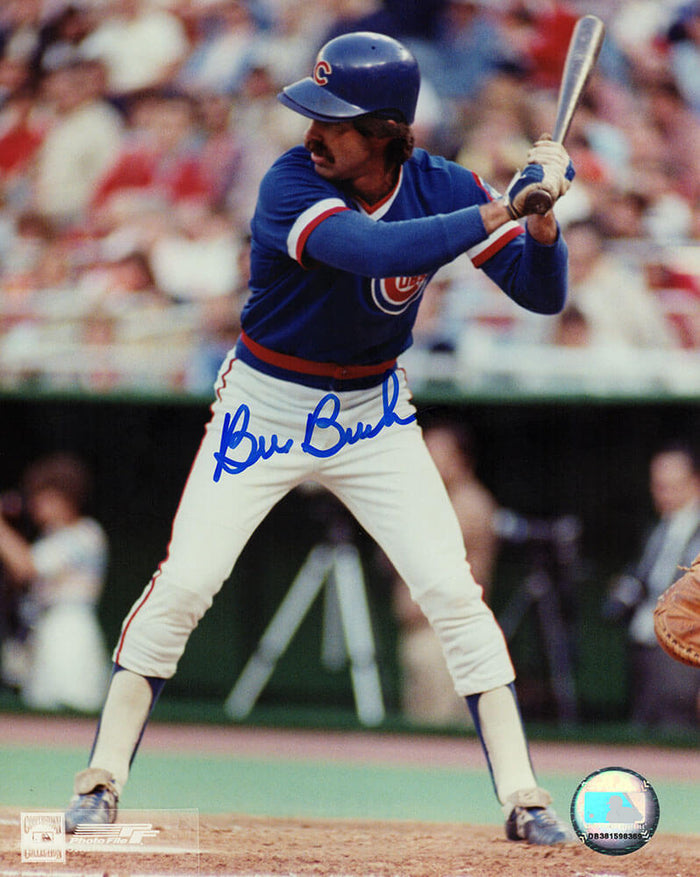 Bill Buckner Autographed Chicago Cubs Batting 8x10 Photo-Powers Sports Memorabilia