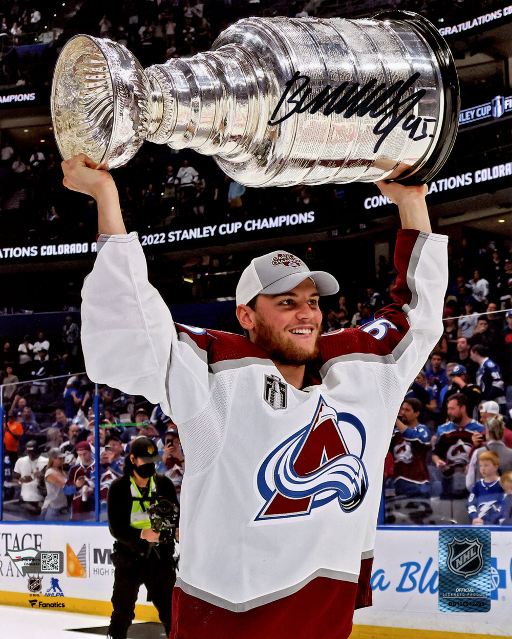 Andre Burakovsky Colorado Avalanche Signed 8x10 Photo FAN-Powers Sports Memorabilia