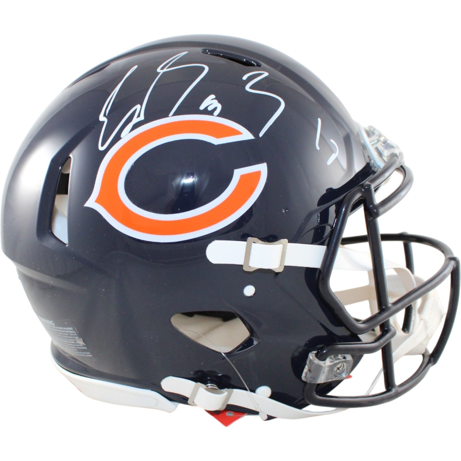 Luther Burden Signed Chicago Bears Authentic Helmet Beckett WIT-Powers Sports Memorabilia