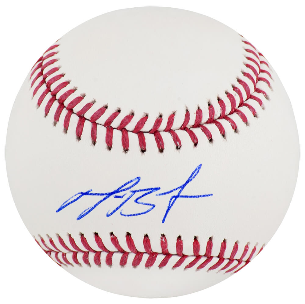 Michael Busch Autographed Rawlings Official MLB Baseball-Powers Sports Memorabilia