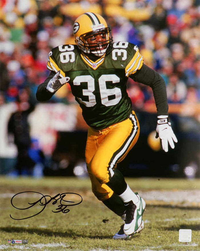 LeRoy Butler Autographed Green Bay Packers Action 16x20 Photo-Powers Sports Memorabilia