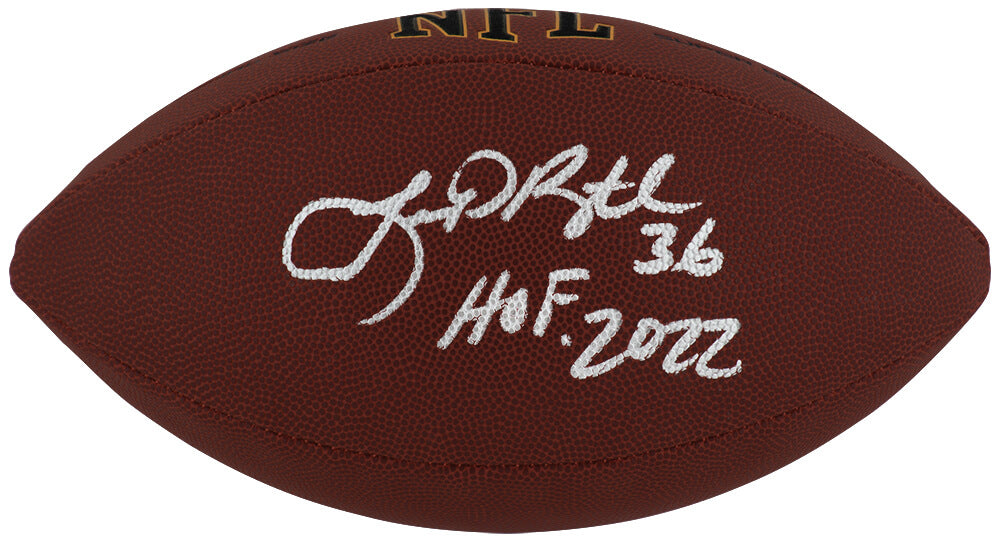 LeRoy Butler Autographed Wilson Super Grip Full Size NFL Football with HOF 2022-Powers Sports Memorabilia