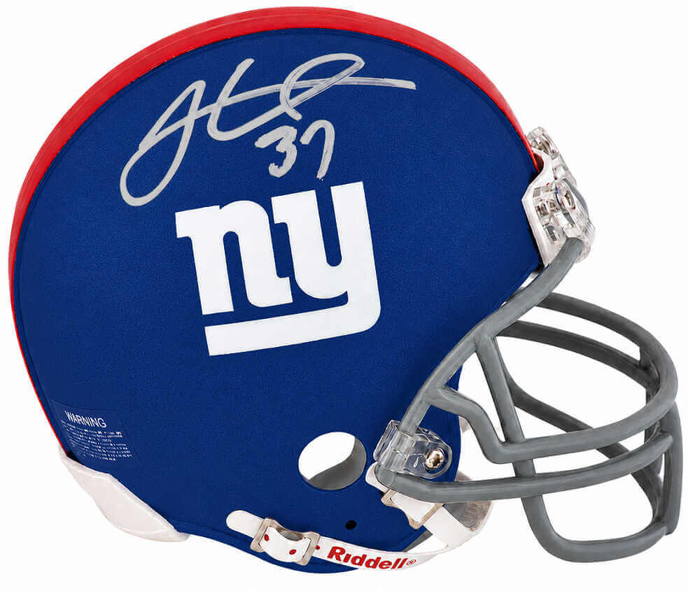 James Butler Autographed New York Giants Riddell (VSR4) Mini Helmet-Powers Sports Memorabilia