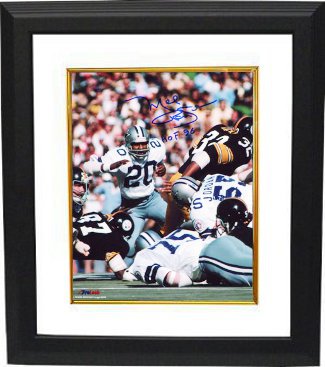 Mel Renfro Autographed Dallas Cowboys NFL 8 x 10 Photograph HOF 96 Custom Framing-COA-Powers Sports Memorabilia
