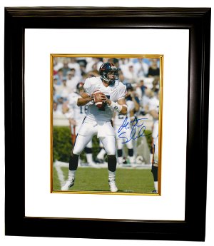 Matt Schaub Autographed Virginia Cavaliers 8 x 10 Photograph Custom Framing-Powers Sports Memorabilia