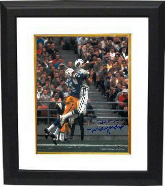 Don Maynard Autographed New York Jets 11 x 14 Photograph Custom Framing-Powers Sports Memorabilia