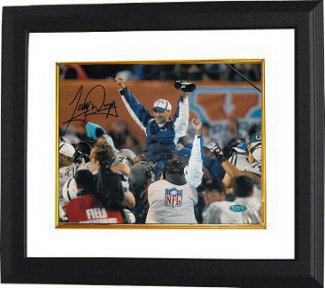 Tony Dungy Autographed Indianapolis Colts 8 x 10 Photograph SB XLI Carryoff Custom Framing- Steiner Hologram-Powers Sports Memorabilia