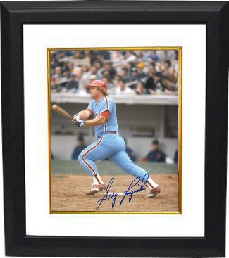 Greg Luzinski Autographed Philadelphia Phillies 8 x 10 Photograph Custom Framing-Powers Sports Memorabilia