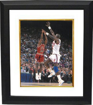 Craig Hodges Autographed Chicago Bulls 8 x 10 Photograph Custom Framing - Leaf Authentics-Powers Sports Memorabilia