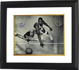 Nate Thurmond Autographed San Francisco Warriors 16 x 20 B&W Photograph Custom Framing with HOF 85 = JSA Hologram-Powers Sports Memorabilia