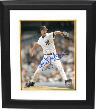 Jack McDowell Autographed New York Yankees 8 x 10 Photograph Custom Framing with "Black" Insc-Powers Sports Memorabilia