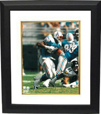 Eddie George Tennessee Oilers 8 x 10 Photograph Custom Framing-Powers Sports Memorabilia