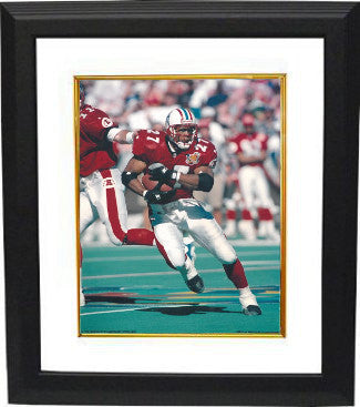 Eddie George Tennessee Oilers/Titans Pro Bowl 8 x 10 Photograph Custom Framing #27-Powers Sports Memorabilia