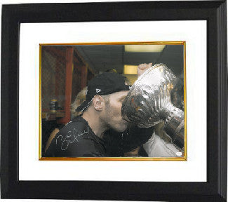 Brett Hull Autographed Detroit Red Wings Stanley Cup 16 x 20 Photograph Custom Framing - JSA Hologram-Powers Sports Memorabilia
