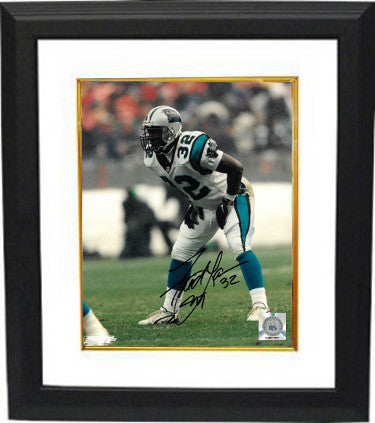 Fred Lane Autographed Carolina Panthers 8 x 10 Photograph Custom Framing #32 - COA-Powers Sports Memorabilia