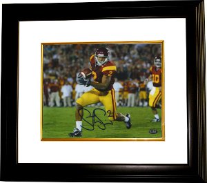 Steve Smith Autographed USC Trojans 8 x 10 Photograph Custom Framing-Powers Sports Memorabilia