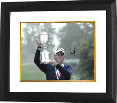 Webb Simpson Autographed PGA 11 x 14 Photograph Custom Framing - JSA Hologram (2012 US Open Trophy)-Powers Sports Memorabilia