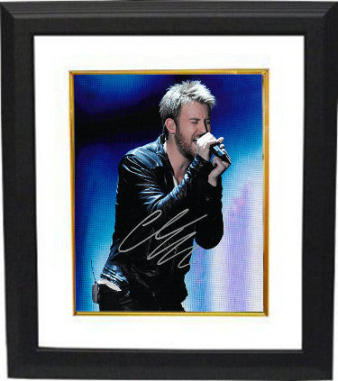 Charles Kelley Autographed Lady Antebellum 8 x 10 Photograph Custom Framing - JSA HOLOGRAM-Powers Sports Memorabilia