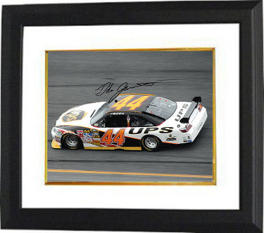 Dale Jarrett Autographed NASCAR 8 x 10 Photograph Custom Framing (UPS #44)-Powers Sports Memorabilia