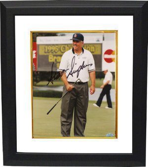 Scott Simpson Autographed 8 x 10 Photograph Custom Framing - Mounted Hologram-Powers Sports Memorabilia
