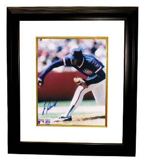 Lee Smith Autographed Chicago Cubs 8 x 10 Photograph Custom Framing - COA-Powers Sports Memorabilia