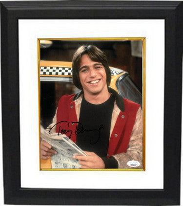 Tony Danza Autographed Taxi 8 x 10 Photograph Custom Framing- JSA #II11022-Powers Sports Memorabilia