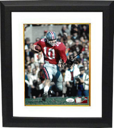 Rex Kern Autographed Ohio State Buckeyes NCAA 8 x 10 Photograph Custom Framing #10- JSA (run)-Powers Sports Memorabilia