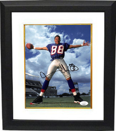 Terry Glenn Autographed New England Patriots 8 x 10 Photograph Custom Framing #88- JSA-Powers Sports Memorabilia