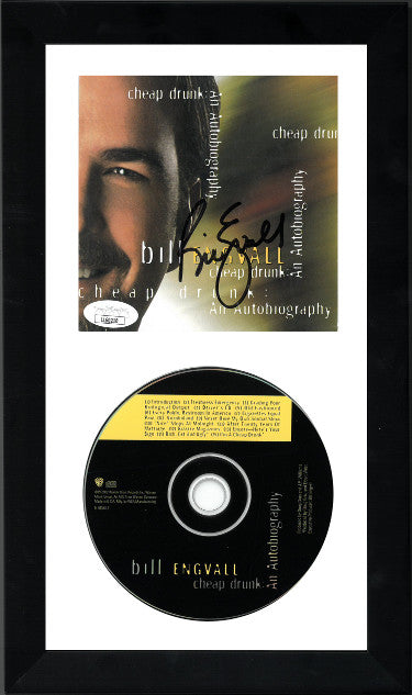 Bill Engvall Autographed 2002 Cheap Drunk An Autobiography Cover with CD 6.5x12 Custom Framing- JSA #LL60210-Powers Sports Memorabilia
