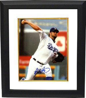 Brad Penny Autographed Los Angeles Dodgers 8 x 10 Photograph Custom Framing-Powers Sports Memorabilia