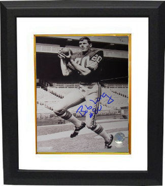 Bob Long Autographed Green Bay Packers 8 x 10 Photograph Custom Framing-Powers Sports Memorabilia