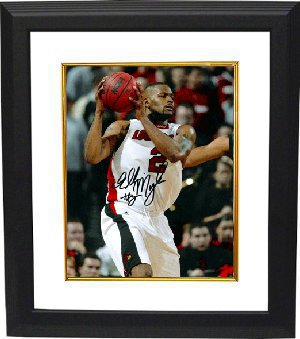 Ellis Myles Autographed Louisville Cardinals 8 x 10 Photograph Custom Framing-Powers Sports Memorabilia