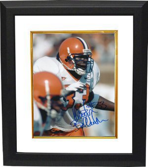 Keith Bulluck Autographed Syracuse Orange 8 x 10 Photograph Custom Framing-Powers Sports Memorabilia