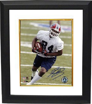 Lee Evans Autographed Buffalo Bills 8 x 10 Photograph Custom Framing - COA-Powers Sports Memorabilia