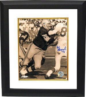 Bob Skoronski Autographed Green Bay Packers 8 x 10 Photograph Custom Framing-Powers Sports Memorabilia