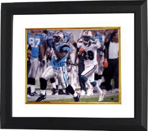 DeAngelo Williams Autographed Carolina Panthers 16 x 20 Photograph Custom Framing - Williams Hologram-Powers Sports Memorabilia